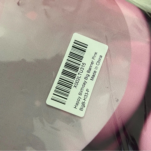 33rd Birthday Bundle! Pink Hanging Banner, Champagne Banner, Party Sash 33 Tiara - Picture 4 of 6